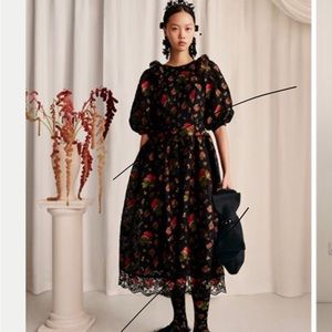 Floral collaboration dress.  Out of stock.